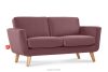 TAGIO Rosa skandinavisches 2-Sitzer-Sofa koralle - Foto 3