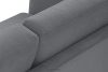 TAGIO Skandinavisches 3-Sitzer-Sofa in Grau grau - Foto 8