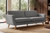 TAGIO Skandinavisches 3-Sitzer-Sofa in Grau grau - Foto 2