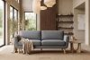 TAGIO Skandinavisches 3-Sitzer-Sofa in Grau grau - Foto 14
