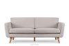 Skandinavisches 3-Sitzer-Sofa in Hellgrau Bouclé