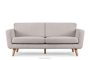 TAGIO, https://konsimo.de/kollektion/tagio/ Skandinavisches 3-Sitzer-Sofa in Hellgrau Bouclé hellgrau - Foto