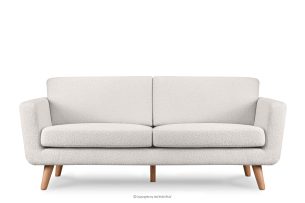 TAGIO, https://konsimo.de/kollektion/tagio/ Skandinavisches 3-Sitzer-Sofa in Weiß Bouclé weiß - Foto