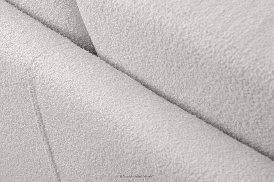 TAGIO Skandinavisches 3-Sitzer-Sofa in Weiß Bouclé weiß - Foto 10
