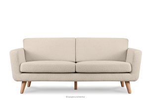 TAGIO, https://konsimo.de/kollektion/tagio/ Skandinavisches 3-Sitzer-Sofa in Creme Bouclé creme - Foto