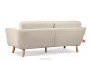 TAGIO Skandinavisches 3-Sitzer-Sofa in Creme Bouclé creme - Foto 5