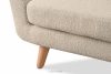 TAGIO Skandinavisches 3-Sitzer-Sofa in Creme Bouclé creme - Foto 10