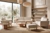 TAGIO Skandinavisches 3-Sitzer-Sofa in Creme Bouclé creme - Foto 12