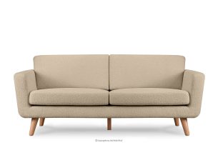 TAGIO, https://konsimo.de/kollektion/tagio/ Skandinavisches 3-Sitzer-Sofa in Beige Bouclé beige - Foto
