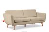 TAGIO Skandinavisches 3-Sitzer-Sofa in Beige Bouclé beige - Foto 3
