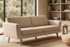 TAGIO Skandinavisches 3-Sitzer-Sofa in Beige Bouclé beige - Foto 2