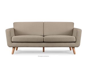 TAGIO, https://konsimo.de/kollektion/tagio/ Skandinavisches 3-Sitzer-Sofa in Graubeige Bouclé graubeige - Foto