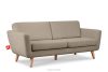 TAGIO Skandinavisches 3-Sitzer-Sofa in Graubeige Bouclé graubeige - Foto 3