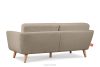 TAGIO Skandinavisches 3-Sitzer-Sofa in Graubeige Bouclé graubeige - Foto 5