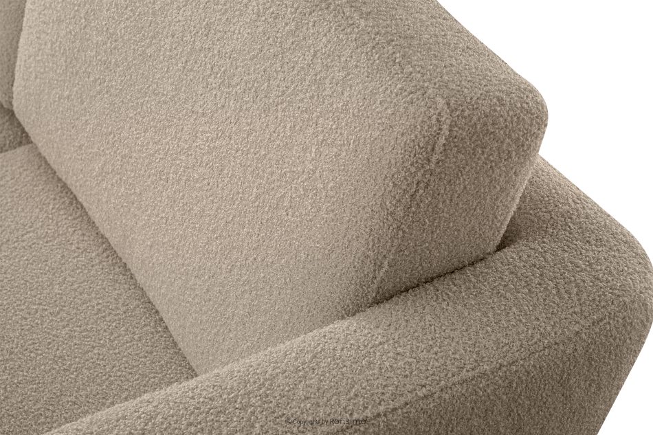 TAGIO Skandinavisches 3-Sitzer-Sofa in Graubeige Bouclé graubeige - Foto 6