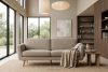 TAGIO Skandinavisches 3-Sitzer-Sofa in Graubeige Bouclé graubeige - Foto 13