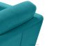 TAGIO Skandinavisches 3-Sitzer-Sofa in Türkis türkis - Foto 6