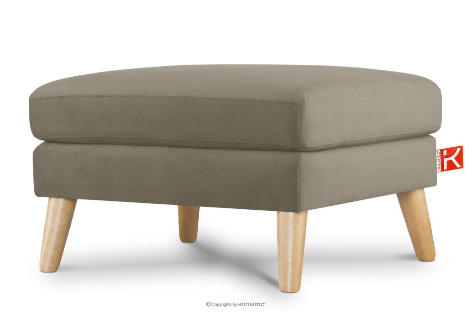 TAGIO Beiger skandinavischer Sitzhocker beige - Foto 2