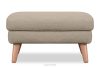 Skandinavischer Sitzhocker aus boucle Stoff