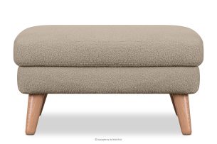 TAGIO, https://konsimo.de/kollektion/tagio/ Skandinavischer Sitzhocker aus boucle Stoff graubeige - Foto