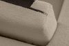 TAGIO Skandinavischer Sitzhocker aus boucle Stoff graubeige - Foto 6