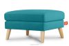 TAGIO Türkis skandinavische pouffe türkis - Foto 3