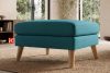 TAGIO Türkis skandinavische pouffe türkis - Foto 2