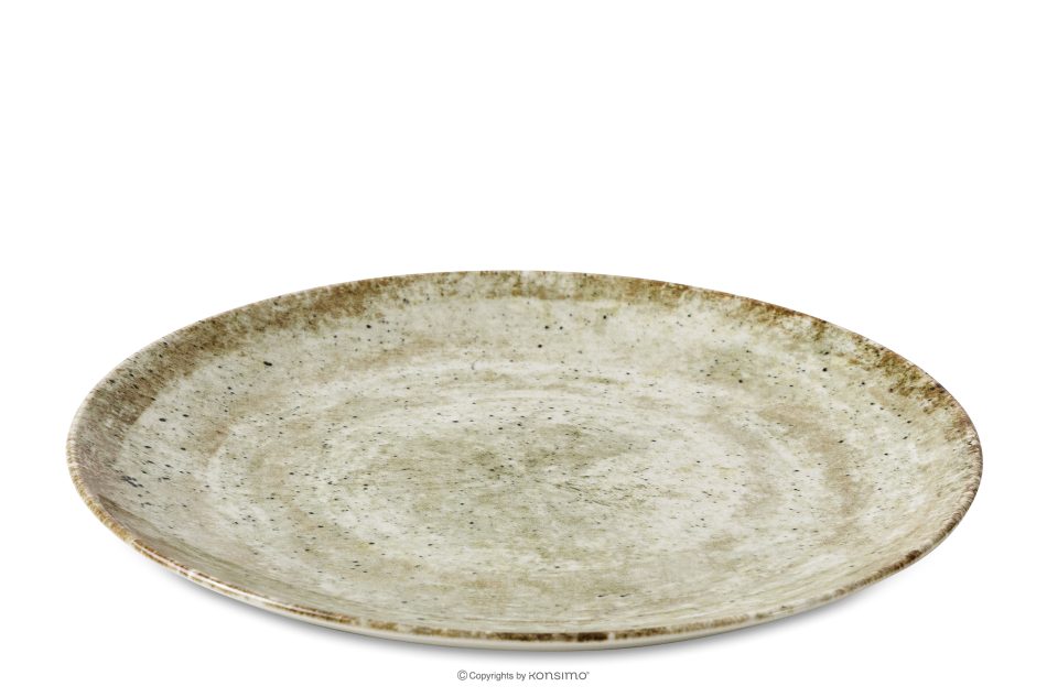 ERATO Speiseteller aus beigefarbenem Porzellan beige - Foto 2