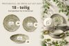 ERATO Porzellan-Tafelservice beige 6 Personen (18 tlg.) beige - Foto 9