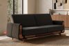 GUSTAVO Schlafsofa aus grauem Velours anthrazit - Foto 2