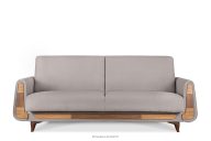 Dreisitzer-Sofa Bouclé aus Eschenstoff