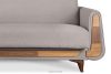 GUSTAVO Dreisitzer-Sofa Bouclé aus Eschenstoff asche - Foto 6