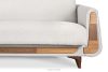 GUSTAVO Dreisitzer-Sofa Bouclé aus weißem Oberstoff weiß - Foto 6