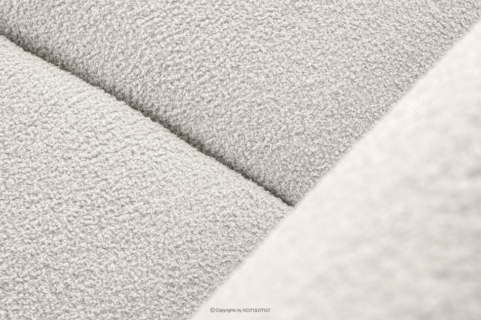 GUSTAVO Dreisitzer-Sofa Bouclé aus weißem Oberstoff weiß - Foto 7