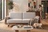 GUSTAVO Dreisitzer-Sofa Bouclé aus weißem Oberstoff weiß - Foto 13