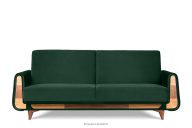 Schlafsofa aus grünem Velours