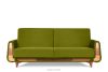 GUSTAVO Schlafsofa Velours oliv olive - Foto 1