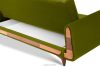 GUSTAVO Schlafsofa Velours oliv olive - Foto 5