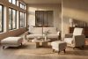 GUSTAVO Dreisitzer-Sofa Bouclé aus cremefarbenem Oberstoff creme - Foto 11