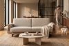 GUSTAVO Dreisitzer-Sofa Bouclé aus cremefarbenem Oberstoff creme - Foto 12