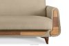 GUSTAVO Dreisitzer-Sofa aus beigem Bouclé hellbeige - Foto 6