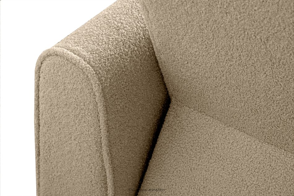 GUSTAVO Dreisitzer-Sofa aus beigem Bouclé hellbeige - Foto 9
