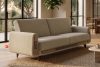 GUSTAVO Dreisitzer-Sofa aus beigem Bouclé hellbeige - Foto 2
