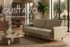 GUSTAVO Dreisitzer-Sofa aus beigem Bouclé hellbeige - Foto 13