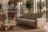 GUSTAVO Dreisitziges Sofa aus graubeige Bouclé graubeige - Foto 13