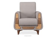 Sessel aus Aschenstoff Bouclé
