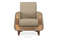 Beiger Stoffsessel Bouclé