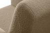 GUSTAVO Beiger Stoffsessel Bouclé hellbeige - Foto 5