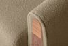 GUSTAVO Beiger Stoffsessel Bouclé hellbeige - Foto 6