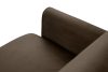 GUSTAVO II Ausklappbares Dreisitzer-Sofa im Wildlederimitat-Stil in braun braun - Foto 11
